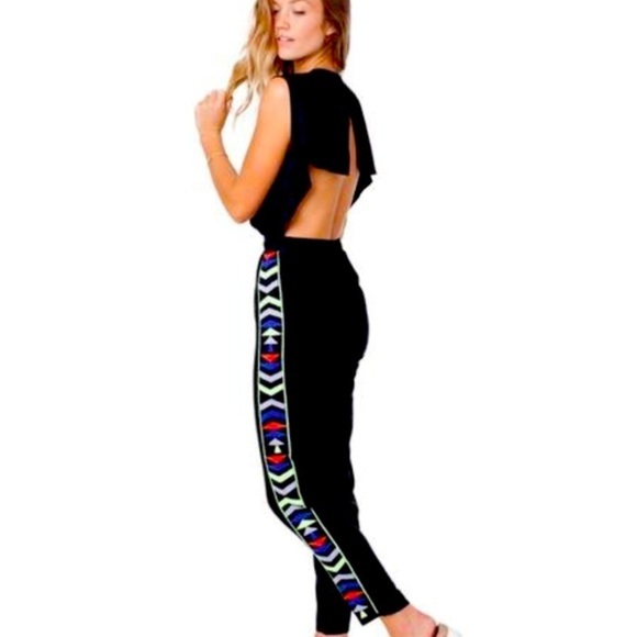 (M) Tasi Malibu ASHLEY Jumpsuit - Black‎ - Picture 2 of 2